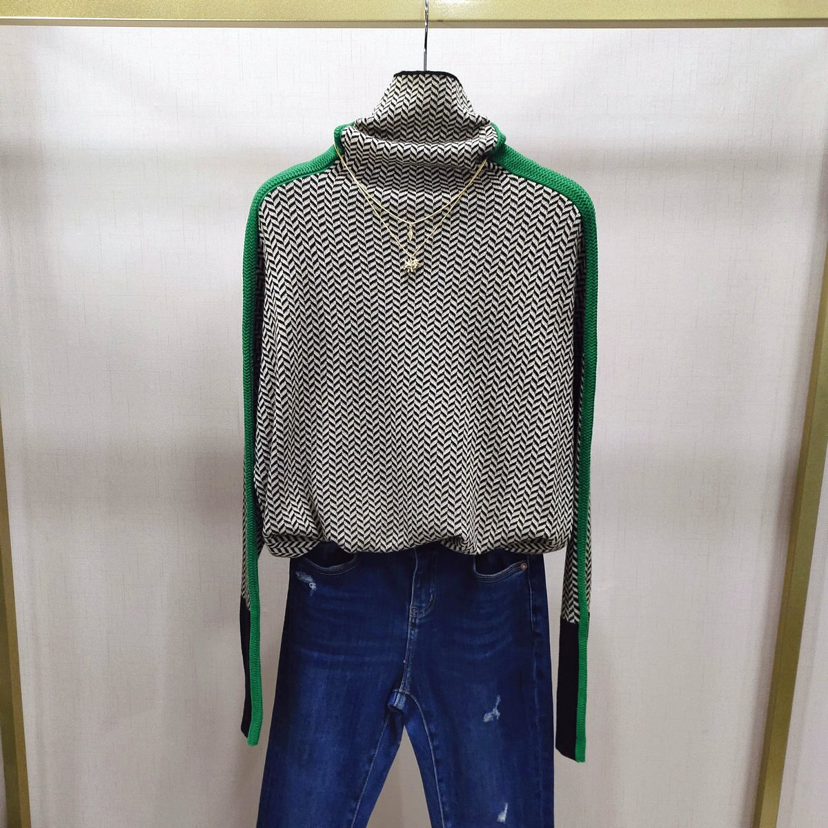 Jade - Jersey de cuello alto