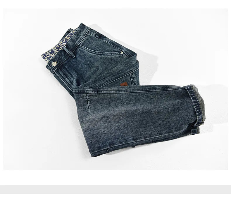 Bruno – Weit geschnittene Jeans im Used-Look