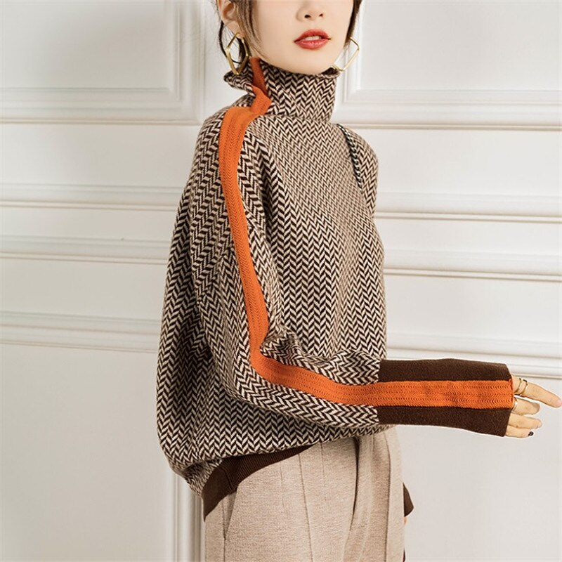 Jade - Jersey de cuello alto