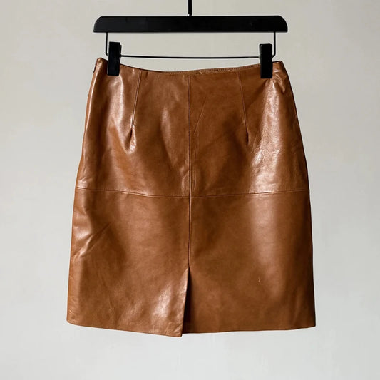 Zara - Minirock aus echtem Leder