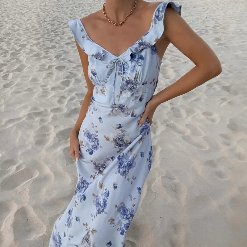 Brisa - Vestido Floral de Playa