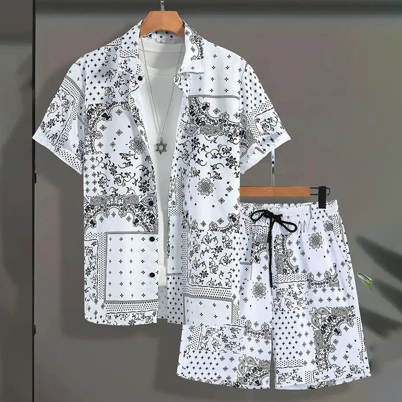 Keanu - Traje Estampado Hawaiano