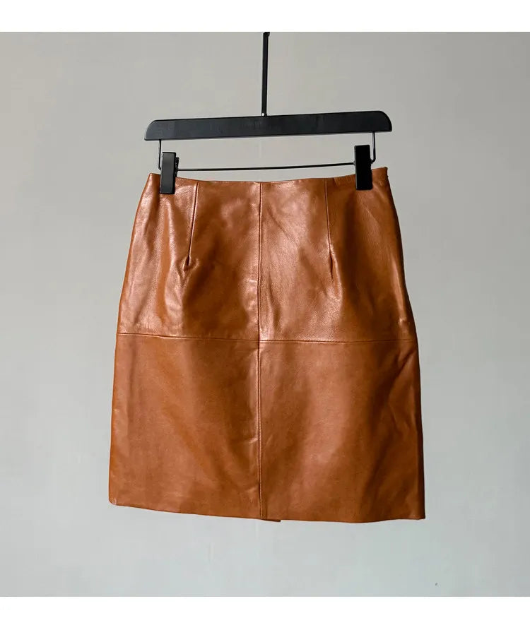 Zara - Minirock aus echtem Leder