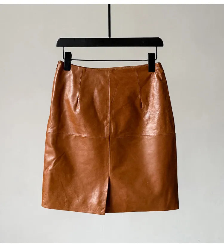 Zara - Minirock aus echtem Leder