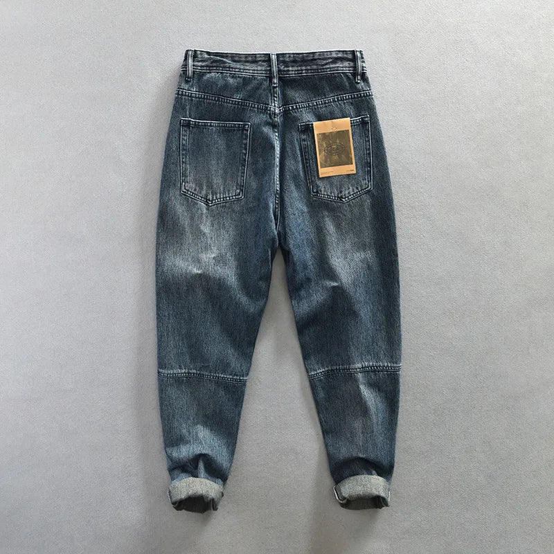 Bruno – Weit geschnittene Jeans im Used-Look