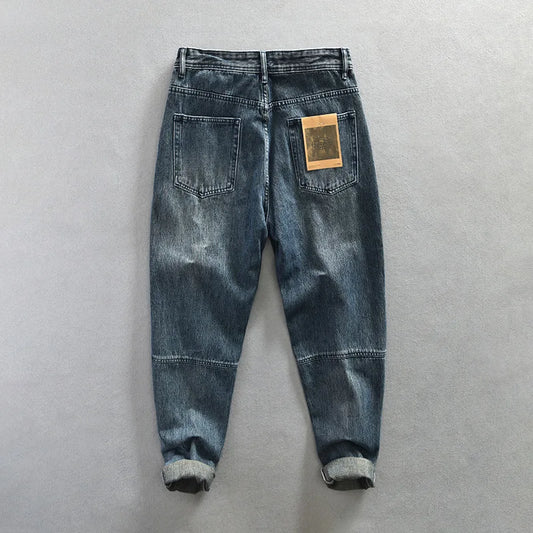 Bruno – Weit geschnittene Jeans im Used-Look