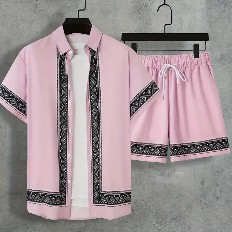 Keanu - Traje Estampado Hawaiano