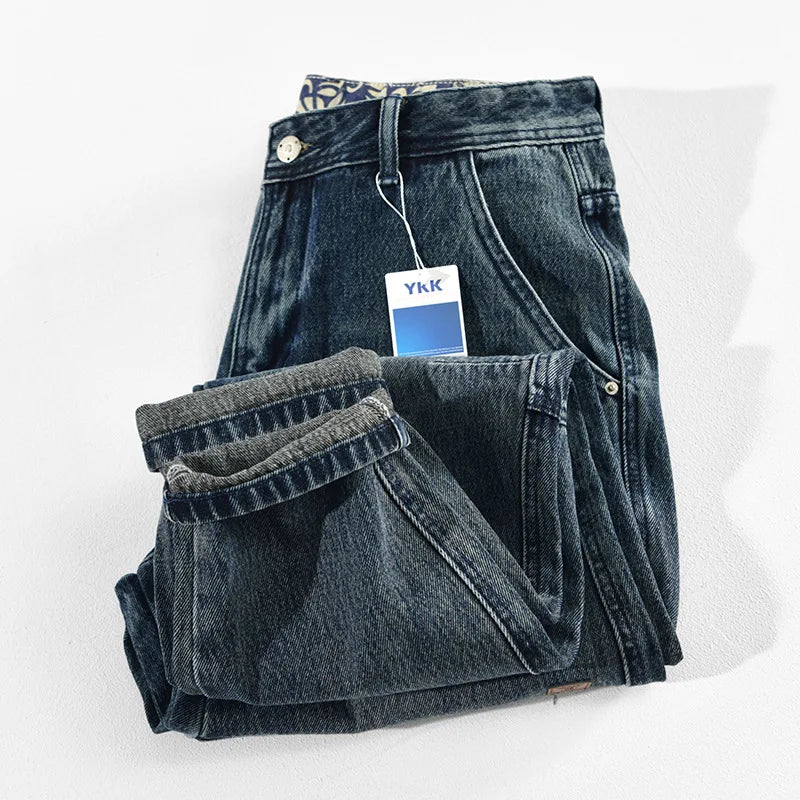 Bruno – Weit geschnittene Jeans im Used-Look