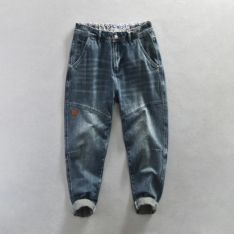 Bruno – Weit geschnittene Jeans im Used-Look