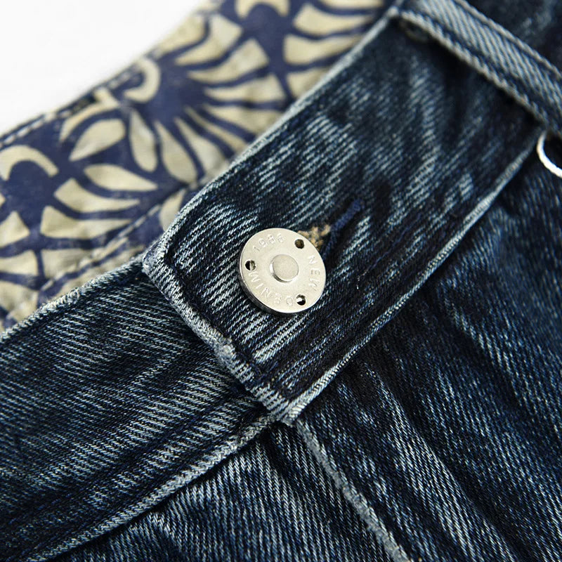 Bruno – Weit geschnittene Jeans im Used-Look